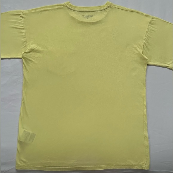 Carhartt WIP Women’s Yellow Pocket T-Shirt - Picture 6 of 9